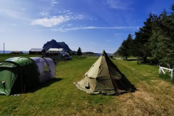 Camping på Vega